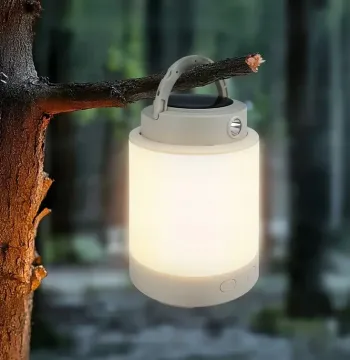 Kempinglampa-napelemes-panellel-LUMINA-CAMPO-2W-USB-kuelteri-lampa-Csomagolas-allapota-eredeti